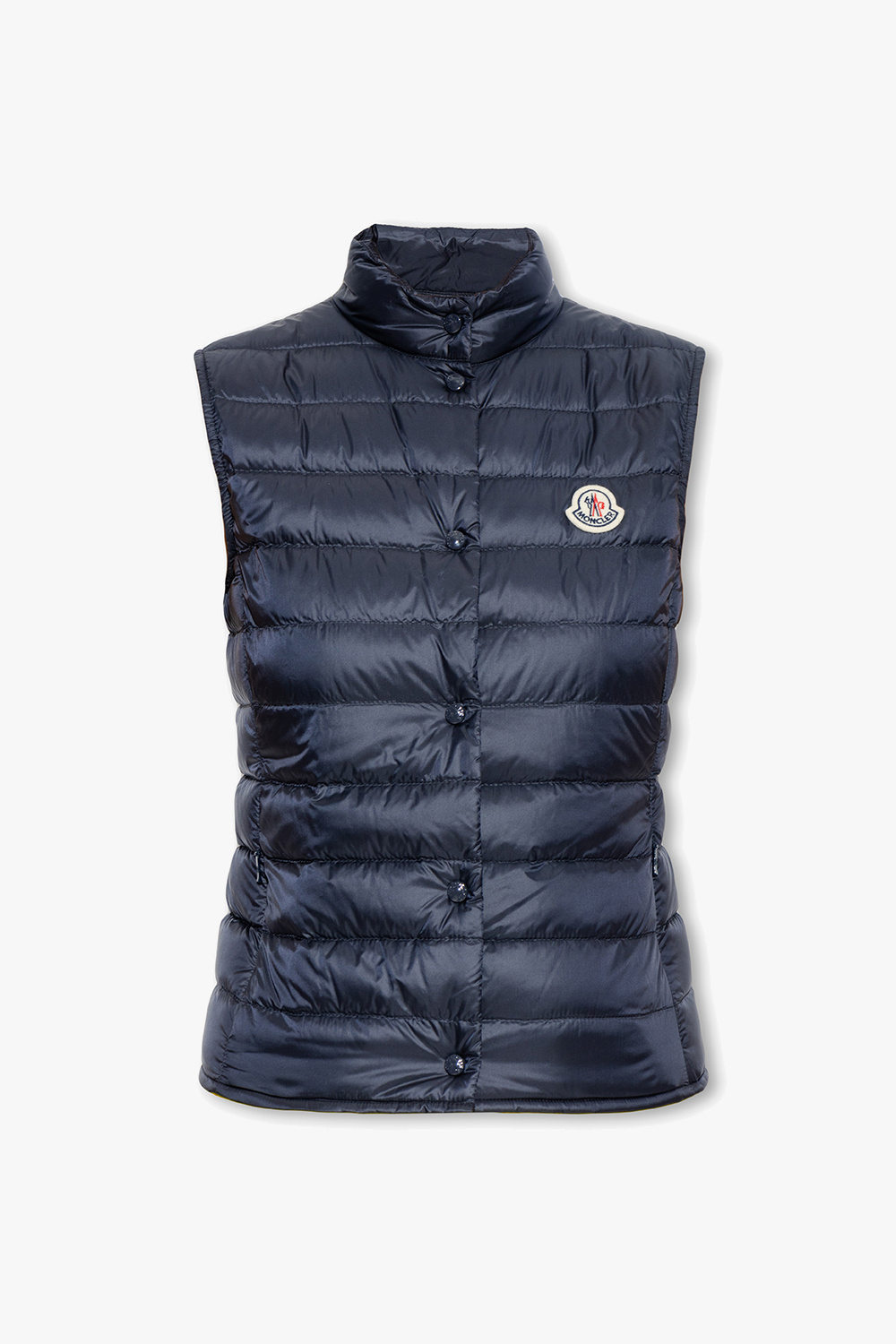 Navy blue Liane vest with logo Moncler StasanetShops Spain